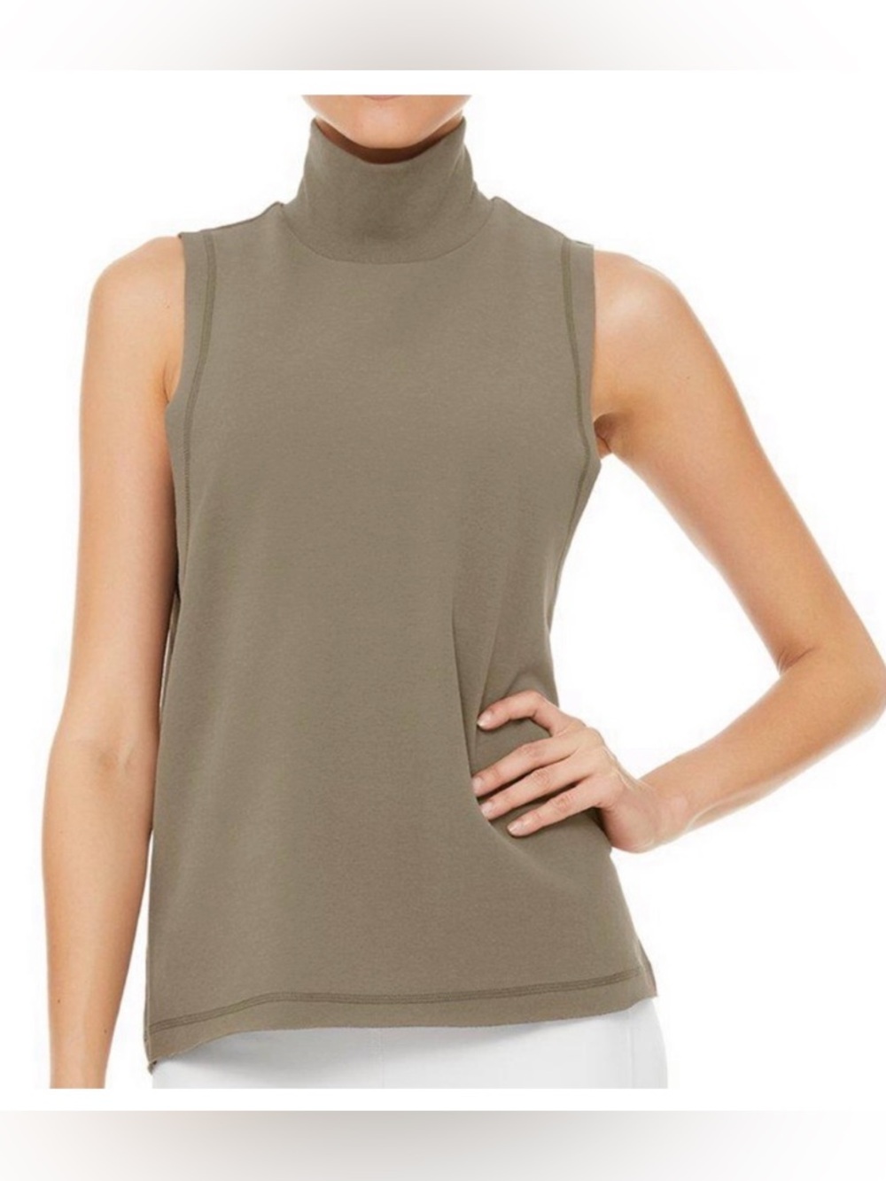 Alo Yoga Mock Neck Move Muscle Tank Women’s Medium